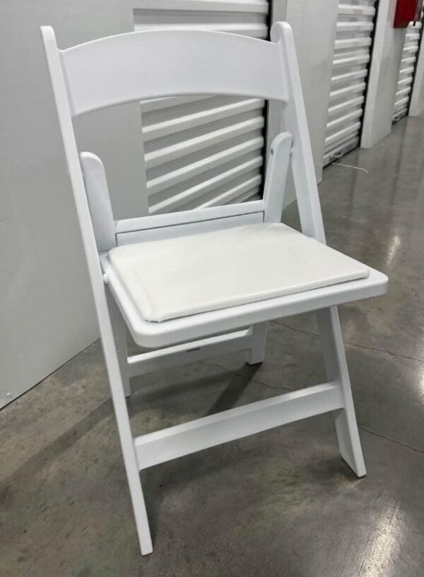 White Resin Chair