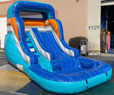 Blue Splash Water Slide