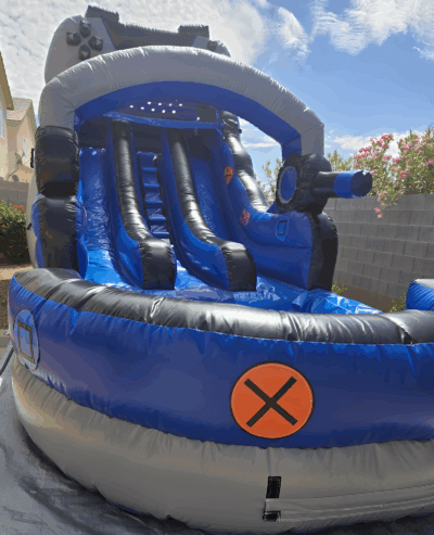 Boy Double Slide Water Slide