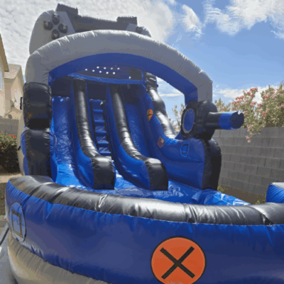 Boy Double Slide Water Slide